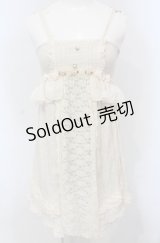 axes femme / バラ付き2WAYチュニック  アイボリー O-25-04-30-2006-AX-TO-IG-OS