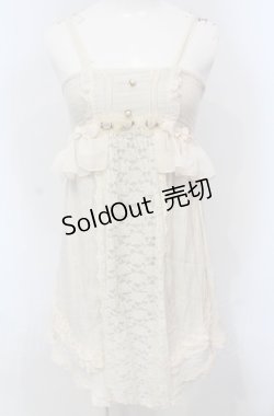 画像1: axes femme / バラ付き2WAYチュニック  アイボリー O-25-04-30-2006-AX-TO-IG-OS