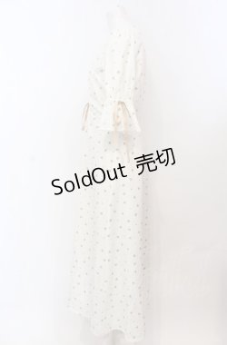 画像3: An MILLE / ハート柄胸ギャザーワンピース  オフシロ O-25-04-30-2062-EL-OP-IG-OS