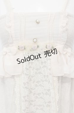 画像2: axes femme / バラ付き2WAYチュニック  アイボリー O-25-04-30-2006-AX-TO-IG-OS