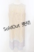 Franche Lippee / 花柄ノースリーブワンピース【SAMPLE】  アイボリー×ラベンダー O-25-04-30-2066-LO-OP-IG-OS