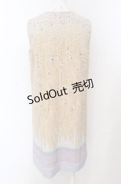 画像3: Franche Lippee / 花柄ノースリーブワンピース【SAMPLE】  アイボリー×ラベンダー O-25-04-30-2066-LO-OP-IG-OS