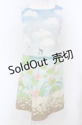 Franche Lippee / おやゆびひめノースリワンピ【SAMPLE】  サックス O-25-04-30-2067-LO-OP-IG-OS