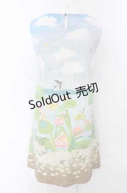 画像3: Franche Lippee / おやゆびひめノースリワンピ【SAMPLE】  サックス O-25-04-30-2067-LO-OP-IG-OS