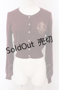 Amavel / Theatreland Emblemカーディガン  ボルドー O-25-04-30-2069-CA-TO-IG-OS