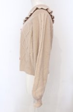 画像2: Amavel / チャーム付レースアップオフショルニット【チャーム欠品】  ピンク O-25-04-30-2070-CA-TO-IG-ZH (2)