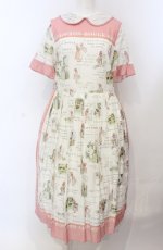 画像1: Jane Marple / Le petit chaperon rougeのガーデンドレス M ピンク O-25-04-30-2074-JM-OP-IG-ZT464 (1)