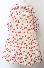 画像1: Jane Marple / Skipping cherriesチュニックドレス M シロ O-25-04-30-2077-JM-OP-IG-ZT464 (1)