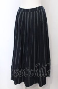 Jane Marple / Regatta stripe sullivan skirt スカート M ネイビー O-25-04-30-2080-JM-SK-IG-OS