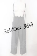 Fi.n.t / サスペンダー付きストレートパンツ  グレー O-25-04-30-2082-CA-PA-IG-ZT227