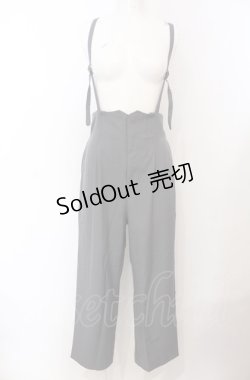 画像1: Fi.n.t / サスペンダー付きストレートパンツ  グレー O-25-04-30-2082-CA-PA-IG-ZT227