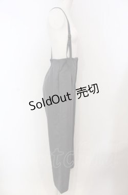 画像2: Fi.n.t / サスペンダー付きストレートパンツ  グレー O-25-04-30-2082-CA-PA-IG-ZT227