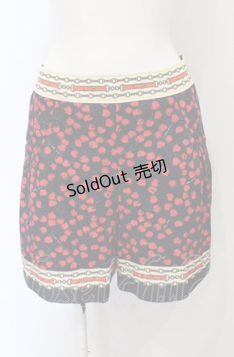 画像1: 【SALE】Franche Lippee / チェリーキュロット【SAMPLE】  ネイビー O-25-04-30-2083-LO-PA-IG-ZT376 (1)