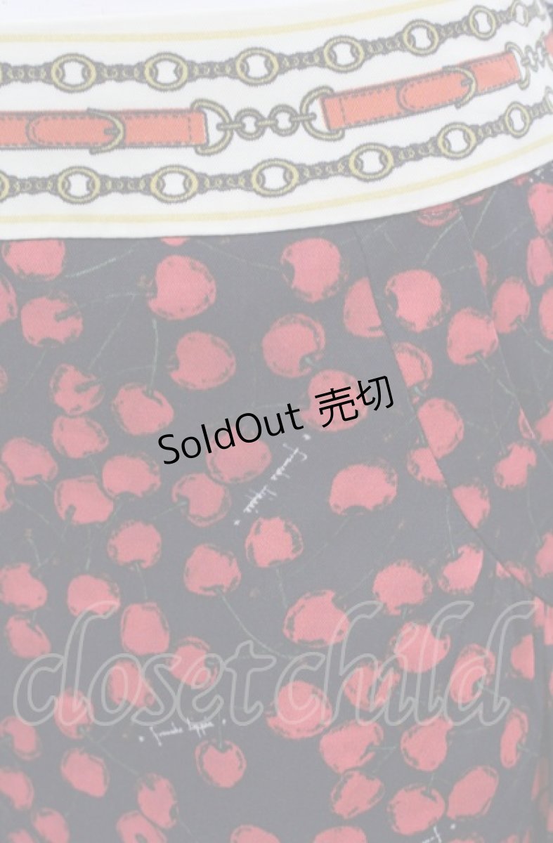 画像2: 【SALE】Franche Lippee / チェリーキュロット【SAMPLE】  ネイビー O-25-04-30-2083-LO-PA-IG-ZT376 (2)