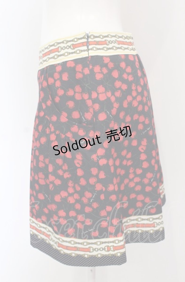 画像3: 【SALE】Franche Lippee / チェリーキュロット【SAMPLE】  ネイビー O-25-04-30-2083-LO-PA-IG-ZT376 (3)