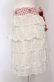 画像3: Jane Marple / カットワークレースとギンガムチェックのリバーシブルスカート  ピンク×シロ O-25-04-30-2085-JM-SK-IG-OS