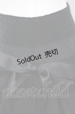 画像3: MILK / 切り替えティアードシフォンスカート  クロ O-25-04-30-2088-ML-SK-IG-OS