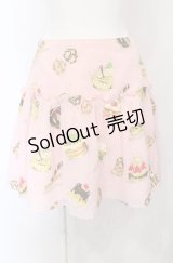 MILK / sweets ptスカート  ピンク O-25-04-30-2093-ML-SK-IG-OS