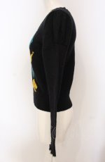画像2: 【SALE】Jane Marple / ロゴアーガイルニット M クロ O-25-04-30-2098-JM-TO-IG-ZT254 (2)