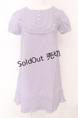 画像1: MILK / ドビードットワンピース  パープル O-25-04-30-2100-ML-OP-IG-OS