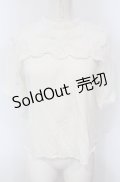 Fi.n.t / カットワーク刺繍クロスヨークブラウス  オフシロ O-25-04-30-2011-CA-BL-IG-ZT039