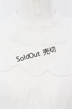 画像2: Fi.n.t / カットワーク刺繍クロスヨークブラウス  オフシロ O-25-04-30-2011-CA-BL-IG-ZT039