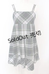 MILK / タータンチェックジャンパースカート  グリーン O-25-04-30-2112-ML-OP-IG-OS