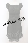 Jane Marple / カットワークレースのウエストポケット付きワンピース M グリーン O-25-04-30-2120-JM-OP-IG-OS