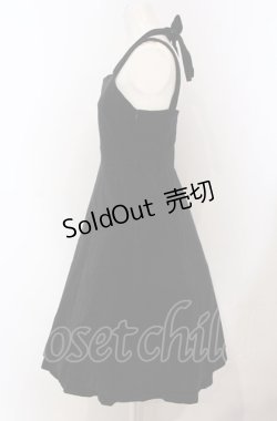 画像2: Jane Marple / 別珍ホルタージャンパースカート M クロ O-25-04-30-2121-JM-OP-IG-OS