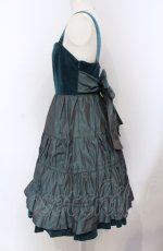 画像2: 【SALE】Jane Marple / リボンティアードジャンパースカート  グリーン O-25-04-30-2122-JM-OP-IG-ZT465 (2)