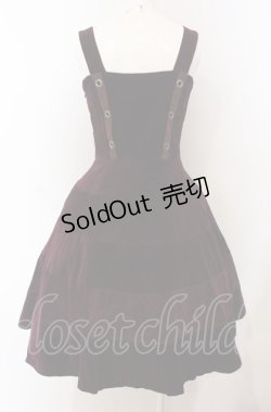 画像3: Jane Marple / クラウンチェーン別珍ジャンパースカート M ワイン O-25-04-30-2126-JM-OP-IG-OS