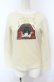 画像1: Jane Marple / スワンプリントロゴTシャツ  アイボリー O-25-04-30-2129-JM-TO-IG-OS (1)