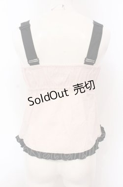 画像4: MILK / ドットリボンキャミソール  ピンク×クロ O-25-04-30-2131-ML-TO-IG-OS