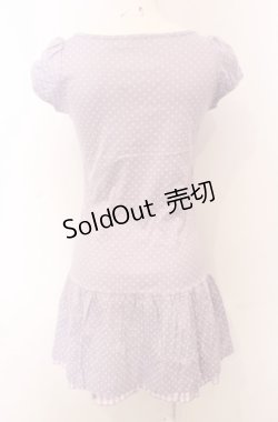画像3: MILK / ロゴ刺繍ドットカットワンピース  ラベンダー O-25-04-30-2133-ML-OP-IG-OS