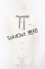 MILK / MILK パフブラウス  シロ O-25-04-30-2139-ML-BL-IG-OS