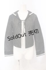 Jane Marple / デニムセーラーボレロ M クロ O-25-04-30-2140-JM-TO-IG-OS