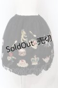 Jane Marple / Toy & Cakeアップリケチュールスカート M ブラック O-25-04-30-2141-JM-SK-IG-OS