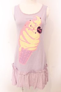 MILK / Great Creamワンピース  ラベンダー O-25-04-30-2144-ML-OP-IG-OS