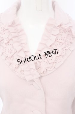 画像2: Jane Marple / カットワークレースフリルジャケット M ピンク O-25-04-30-2145-JM-JA-IG-OS