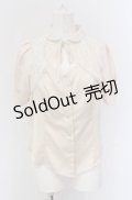 an another angelus / レース重ねダイヤ開きブラウス  アイボリー O-25-04-30-2016-CA-BL-IG-OS