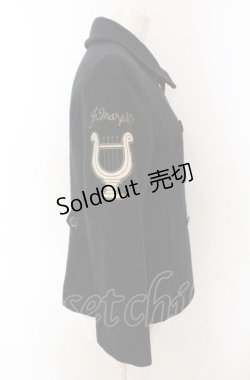 画像3: Jane Marple / ワッペンショートコート M クロ O-25-04-30-2151-JM-CO-IG-ZT-C034