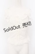 Jane Marple / レース配色コットンキャミソール M シロ O-25-04-30-2157-JM-TO-IG-OS