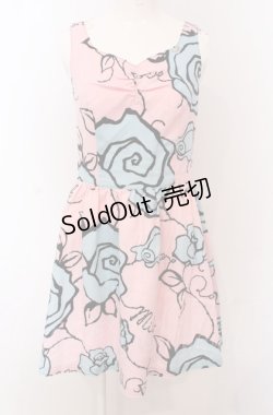 画像1: MILK / Loving ROSEドレス  ピンク O-25-04-30-2160-ML-OP-IG-OS