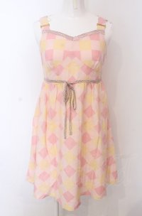 MILK / Fifi DRESS  ピンク O-25-04-30-2161-ML-OP-IG-OS