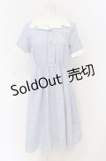 Fi.n.t / クレリック開衿ワンピース/シナモロール  サックス O-25-04-30-2019-CA-OP-IG-OS