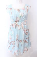 MILK / ICE CREAMミューズドレス  ミントソーダプリント O-25-04-30-2171-ML-OP-IG-OS