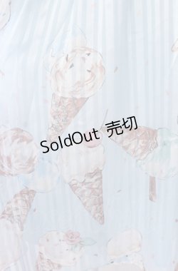 画像2: MILK / ICE CREAMミューズドレス  ミントソーダプリント O-25-04-30-2171-ML-OP-IG-OS
