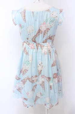画像4: MILK / ICE CREAMミューズドレス  ミントソーダプリント O-25-04-30-2171-ML-OP-IG-OS