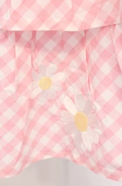 画像3: MILK / マーガレット刺繍ギンガムティアードスカート  ピンク O-25-04-30-2172-ML-SK-IG-OS