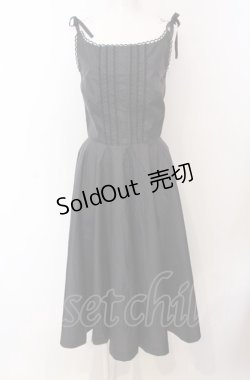画像1: MILK / ナイロンフレアーキャミワンピース  クロ O-25-04-30-2176-ML-OP-IG-OS